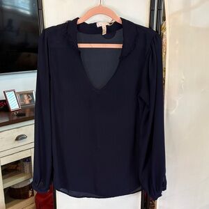 Leith Deep Blue Women's Blouse